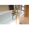 ANTEA wall-mounted bath mixer complete, bronze 3016