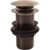 SLEZÁK RAV Výpusť umyvadlová CLICK-CLACK 5/4'' bez přepadu, Stará mosaz (Bronz) MD0798SM