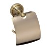 Bemeta RETRO bronz: držiak toaletného papiera s krytom 14411112017