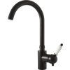 SLEZÁK RAV LABE Retro Dřezová baterie, Černá matná L519.0/4CMAT - 3,8"