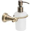 DIAMOND retro dávkovač mýdla, 200ml, mléčné sklo, bronz 1319-19