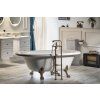 ANTEA connection for floor installation of bath mixer (pair), bronze 9846