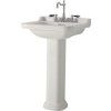 WALDORF universal ceramic column for washbasins 60, 80 cm, white 417001