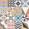 CAPRICE DECO tile Patchwork Colours 20X20 (EQ-5) (1bal=1m2) 22104