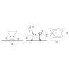 CLASSIC bidet, 37x54 cm, white ExtraGlaze 8762111