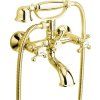 ANTEA wall-mounted bath mixer complete, gold 3015