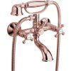 ANTEA wall mounted bath mixer complete, rose gold 3017