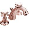 ANTEA three-element basin mixer with spout, rose gold 3027