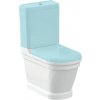 ANTIK retro WC mísa kombi, zadní/spodní odpad, 37x63cm, bílá AN360