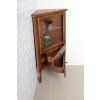 RETRO corner cabinet 60x120x47cm, beech, right 1715
