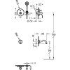 Tres Clasic bath set built-in brass 24218005LV
