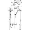 Tres Clasic Shower Set Built-in Chrome 24217703