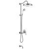 Tres Clasic bath set built-in 3-way chrome 24218006
