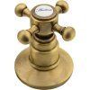 ANTEA three-element basin mixer with retro spout, with spout, bronze 3226