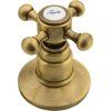 ANTEA three-element basin mixer with retro spout, with spout, bronze 3226