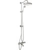 Tres Clasic souprava termostatické baterie pro vanu-sprchu ocel 24219801AC