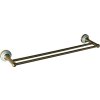 Bemeta Kera bronz držák ručníků dvojitý 600mm 144704057