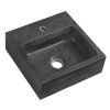BLOK stone washbasin 30x30cm, anthracite 2401-29