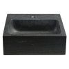 BLOK stone washbasin 30x30cm, anthracite 2401-29