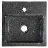 BLOK stone washbasin 30x30cm, anthracite 2401-29