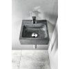 BLOK stone washbasin 30x30cm, anthracite 2401-29