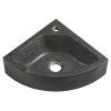 BLOK stone corner washbasin 30x30cm, anthracite 2401-30