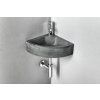 BLOK stone corner washbasin 30x30cm, anthracite 2401-30
