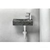 BLOK stone washbasin 38x14cm, anthracite 2401-31