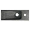 BLOK stone washbasin 38x14cm, anthracite 2401-31