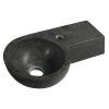 BLOK stone washbasin 40x23cm, anthracite 2401-32