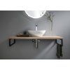 Ceramic countertop washbasin, 42x34 cm, white 49412