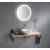 Ceramic countertop washbasin, 42x34 cm, white 49412