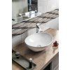 Ceramic countertop washbasin, 42x34 cm, white 49412