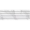 CARRARA obklad Relieve Stripe Blanco Brillo G 20x60 (bal = 1,20 m2) CAR002