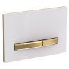 GEBERIT SIGMA50 control button, white/brass 115.672.11.2