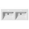 NORM ceramic double washbasin 125x50 cm, white ExtraGlaze 8627111