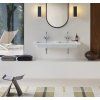 NORM ceramic double washbasin 125x50 cm, white ExtraGlaze 8627111