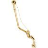 CHARLESTON bath set for external installation, chain, incl. siphon, gold 71799