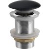 BLOK umývadlová výpusť 5/4“, click-clack, zátka čierny marquin, mat 2401-931