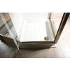 RETRO ceramic shower tray, square 100x100x20cm, white 134001