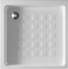 RETRO ceramic shower tray, square 100x100x20cm, white 134001