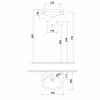Ceramic washbasin 35x28cm, white 91351