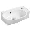 YUMO ceramic washbasin 45x28cm, white 3045