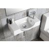 LITOS ceramic washbasin 55x32cm, white 4077