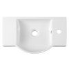 LITOS ceramic washbasin 55x32cm, white 4077