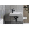 MINOS ceramic washbasin, 45x26cm, mixer left, white 4757