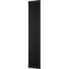 Olsen Spa Kúpeľňový radiátor TUBUS 2 - Farba radiátora - Čierna, Rozmer radiátora - 622 × 1800 mm, výkon 1721 W, Typ pripojenia - Stredové 50 mm RADTUB21801331S