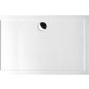 KARIA shower tray in cast marble, rectangle 100x80cm, white 45511