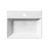 KUBE X ceramic washbasin 60x47cm, rectified version, white ExtraGlaze 94319111