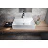 KUBE X ceramic washbasin 60x47cm, rectified version, white ExtraGlaze 94319111